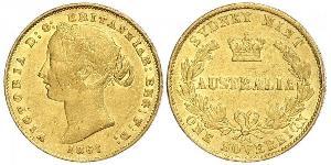 1 Sovereign Australia (1788 - 1939) Oro Victoria (1819 - 1901)