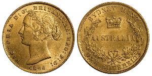 1 Sovereign Australia (1788 - 1939) Oro Victoria (1819 - 1901)