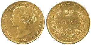 1 Sovereign Australia (1788 - 1939) Oro Victoria (1819 - 1901)