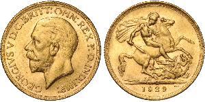 1 Sovereign Australia (1788 - 1939) Oro Jorge V (1865-1936)