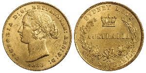 1 Sovereign Australia (1788 - 1939) Oro Victoria (1819 - 1901)