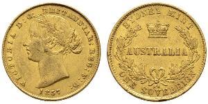 1 Sovereign Australia (1788 - 1939) Oro Victoria (1819 - 1901)