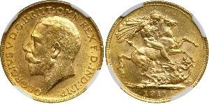 1 Sovereign Canada Oro Giorgio V (1865-1936)