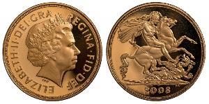 1 Sovereign Regno Unito  Oro Elisabetta II (1926-2022)