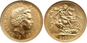 1 Sovereign Regno Unito  Oro Elisabetta II (1926-2022)