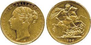 1 Sovereign Regno Unito di Gran Bretagna e Irlanda (1801-1922) Oro Vittoria (1819 - 1901)