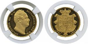 1 Sovereign Regno Unito di Gran Bretagna e Irlanda (1801-1922) Oro Guglielmo IV (1765-1837)