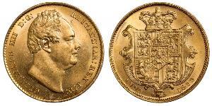 1 Sovereign Regno Unito di Gran Bretagna e Irlanda (1801-1922) Oro Guglielmo IV (1765-1837)