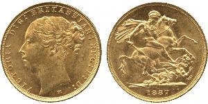 1 Sovereign Regno Unito di Gran Bretagna e Irlanda (1801-1922) Oro Vittoria (1819 - 1901)