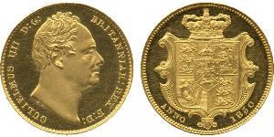 1 Sovereign Regno Unito di Gran Bretagna e Irlanda (1801-1922) Oro Guglielmo IV (1765-1837)