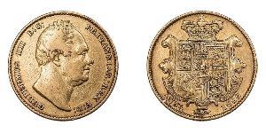 1 Sovereign Regno Unito di Gran Bretagna e Irlanda (1801-1922) Oro Guglielmo IV (1765-1837)