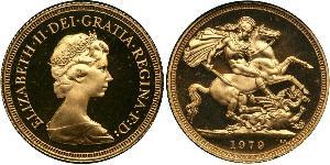 1 Sovereign Reino Unido (1922-) Oro Victoria (1819 - 1901)