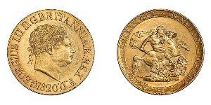 1 Sovereign Reino Unido / Reino Unido de Gran Bretaña e Irlanda (1801-1922) Oro Jorge III (1738-1820)