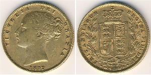 1 Sovereign Reino Unido de Gran Bretaña e Irlanda (1801-1922) Oro Victoria (1819 - 1901)