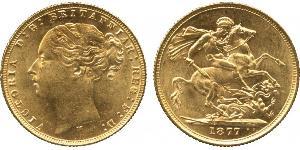 1 Sovereign Reino Unido de Gran Bretaña e Irlanda (1801-1922) Oro Victoria (1819 - 1901)