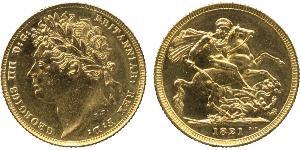 1 Sovereign Reino Unido de Gran Bretaña e Irlanda (1801-1922) Oro Jorge IV (1762-1830)
