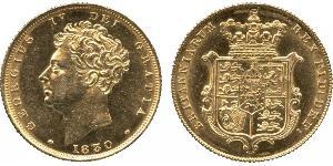 1 Sovereign Reino Unido de Gran Bretaña e Irlanda (1801-1922) Oro Jorge IV (1762-1830)