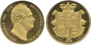1 Sovereign Reino Unido de Gran Bretaña e Irlanda (1801-1922) Oro Guillermo IV (1765-1837)
