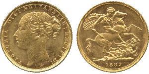 1 Sovereign Reino Unido de Gran Bretaña e Irlanda (1801-1922) Oro Victoria (1819 - 1901)