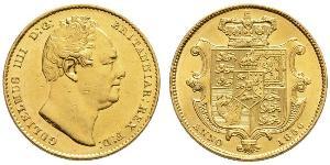 1 Sovereign Reino Unido de Gran Bretaña e Irlanda (1801-1922) Oro Guillermo IV (1765-1837)
