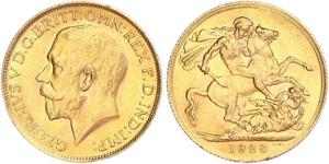 1 Sovereign Sudafrica (1910 - ) Oro Giorgio V (1865-1936)