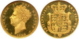 1 Sovereign 大不列颠及爱尔兰联合王国 (1801 - 1922) 金 喬治四世 (1762-1830)