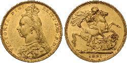 1 Sovereign 澳大利亚 金 维多利亚 (英国君主)