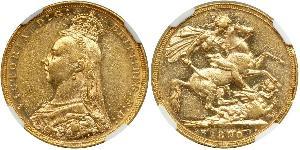 1 Sovereign 澳大利亚 金 维多利亚 (英国君主)