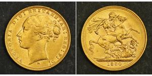 1 Sovereign 澳大利亚 金 维多利亚 (英国君主)