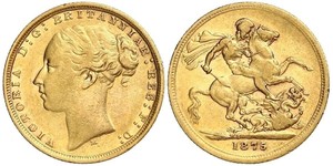 1 Sovereign 澳大利亚 金 维多利亚 (英国君主)