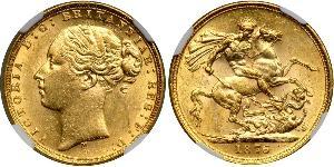 1 Sovereign 澳大利亚 金 维多利亚 (英国君主)