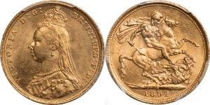 1 Sovereign 澳大利亚 金 维多利亚 (英国君主)