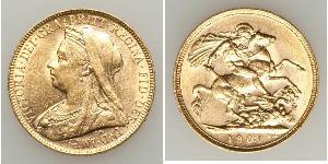 1 Sovereign 澳大利亚 金 维多利亚 (英国君主)