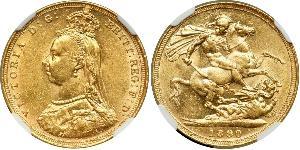 1 Sovereign 澳大利亚 金 维多利亚 (英国君主)