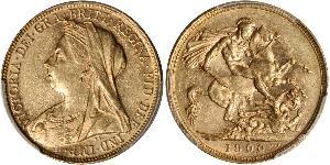 1 Sovereign 澳大利亚 金 维多利亚 (英国君主)