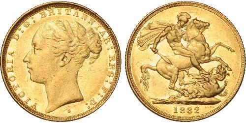 1 Sovereign 澳大利亚 金 维多利亚 (英国君主)