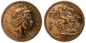 1 Sovereign 英国 金 伊丽莎白二世 (1926-2022)