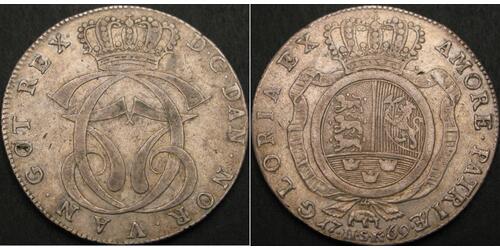 1 Speciedaler Dinamarca Plata 
