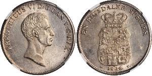 1 Speciedaler Dänemark Silber Friedrich VI., König von Dänemark (1768 -1839)