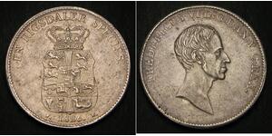 1 Speciedaler 丹麦 銀 弗雷德里克六世 (丹麦) (1768 - 1839)