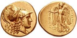 1 Stater Imperio seléucida (312BC-63 BC) Oro Seleuco I Nicátor(358BC-281BC)