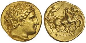 1 Stater Reino de Macedonia (800BC-146BC) Oro Philip II of Macedon (382 BC - 336 BC)