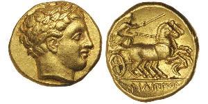 1 Stater Reino de Macedonia (800BC-146BC) Oro Philip II of Macedon (382 BC - 336 BC)