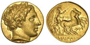 1 Stater Reino de Macedonia (800BC-146BC) Oro Philip II of Macedon (382 BC - 336 BC)