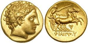 1 Stater Reino de Macedonia (800BC-146BC) Oro Philip II of Macedon (382 BC - 336 BC)