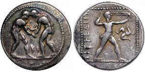 1 Statere Grecia antica (1100BC-330) Argento 