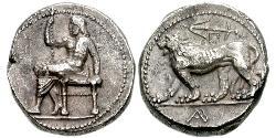 1 Statere Seleucidi (312BC-63 BC) Argento Seleuco I (358BC-281BC)