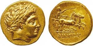 1 Statere Regno di Macedonia (800BC-146BC) Oro Philip II of Macedon (382 BC - 336 BC)