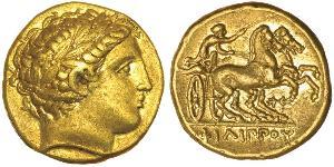 1 Statere Regno di Macedonia (800BC-146BC) Oro Philip II of Macedon (382 BC - 336 BC)