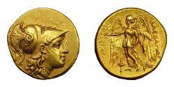 1 Statère Royaume de Macédoine (800BC-146BC) Or Alexandre III de Macédoine (356BC-323BC)